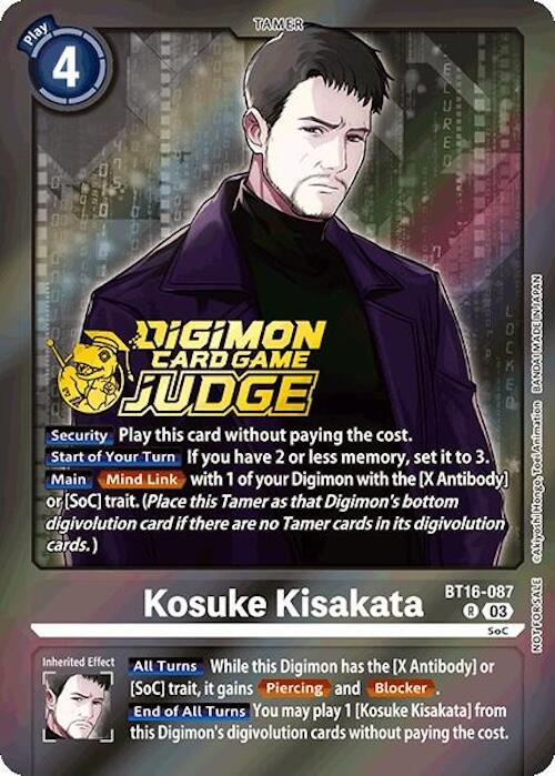 Kosuke Kisakata [BT16-087] (Judge Pack 6) [Beginning Observer] | The Time Vault CA