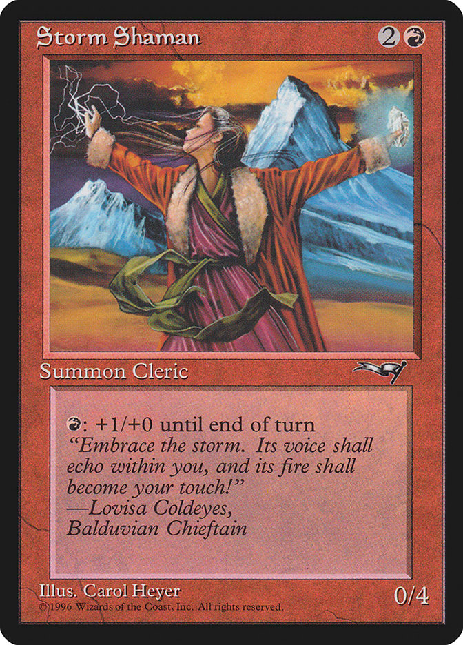 Storm Shaman (Female) [Alliances] | The Time Vault CA