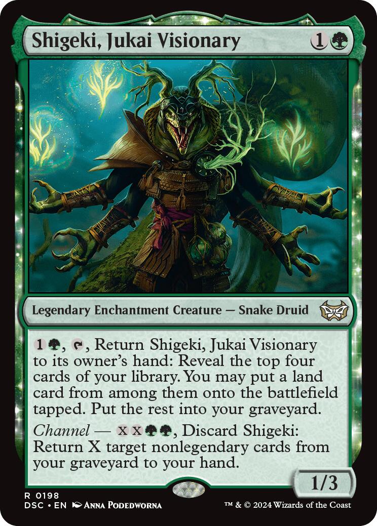 Shigeki, Jukai Visionary [Duskmourn: House of Horror Commander] | The Time Vault CA