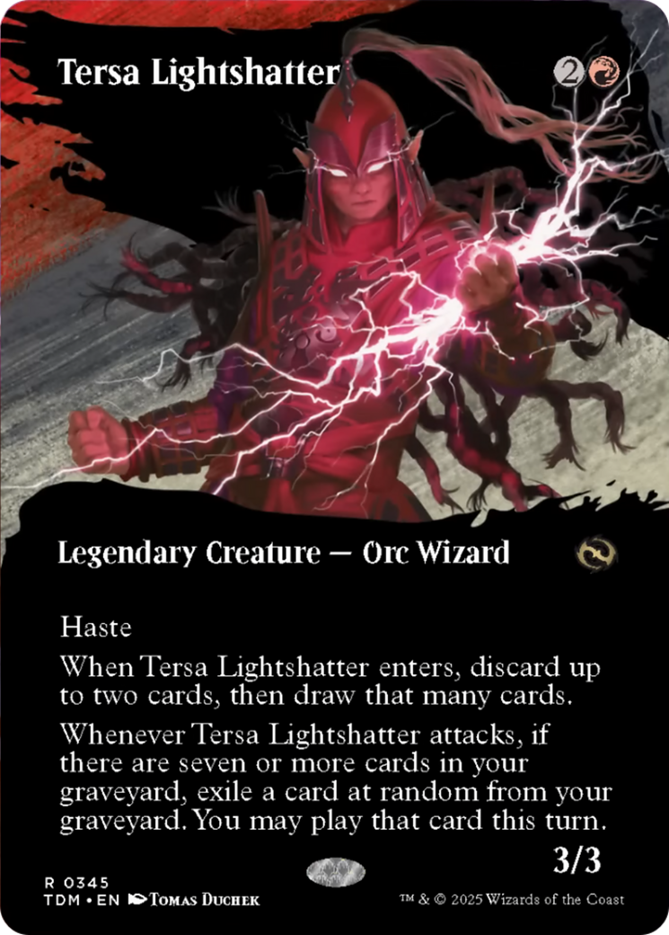 Tersa Lightshatter (Borderless) [Tarkir: Dragonstorm] | The Time Vault CA
