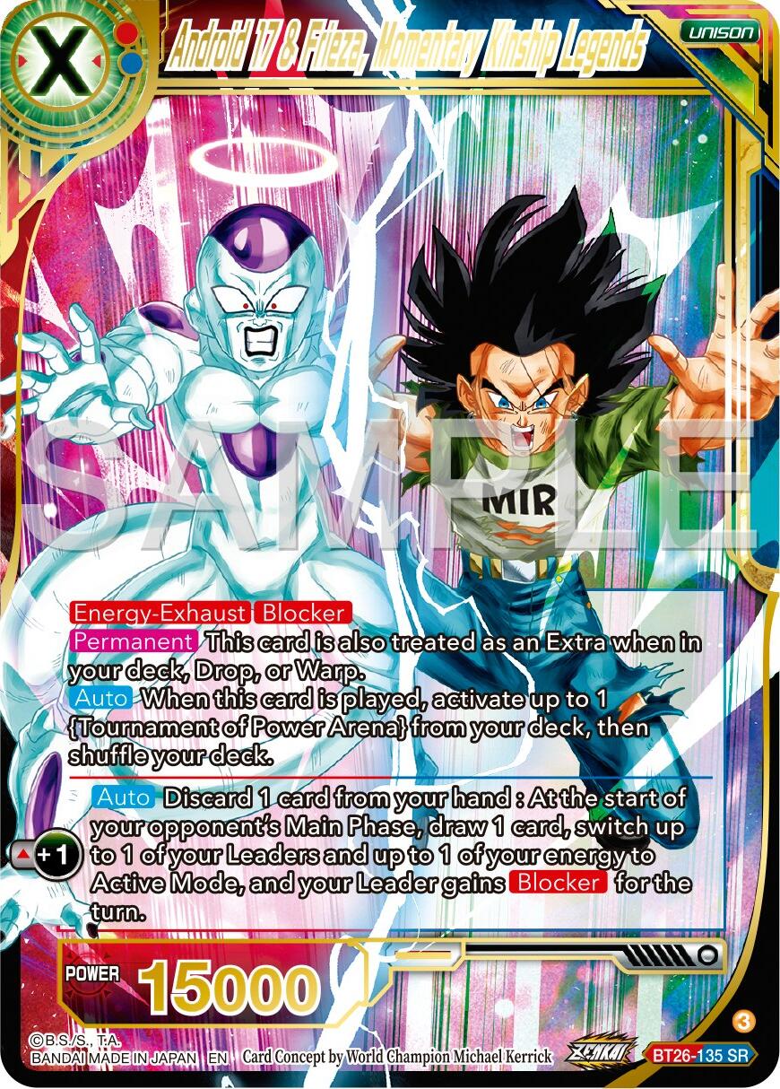 Android 17 & Frieza, Momentary Kinship Legends (BT26-135) [Ultimate Advent] | The Time Vault CA