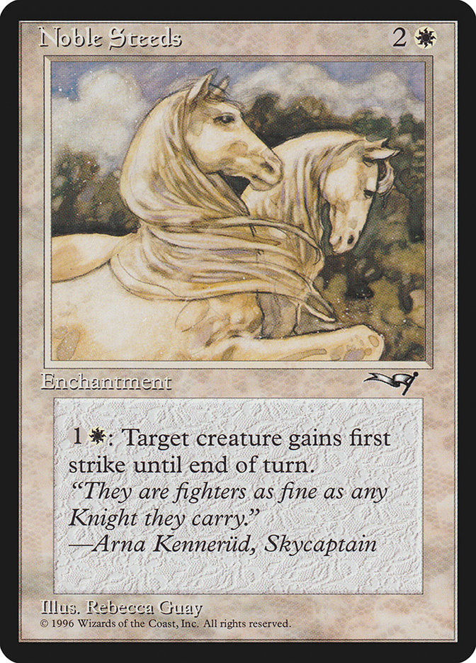 Noble Steeds (Leg Raised) [Alliances] | The Time Vault CA