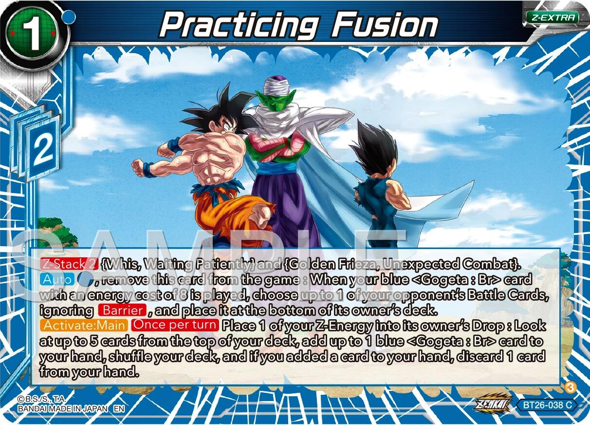 Practicing Fusion (BT26-038) [Ultimate Advent] | The Time Vault CA