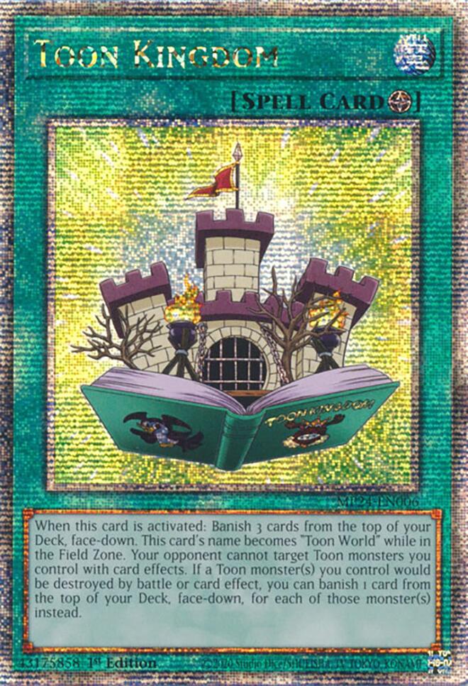 Toon Kingdom [MP24-EN006] Quarter Century Secret Rare | The Time Vault CA