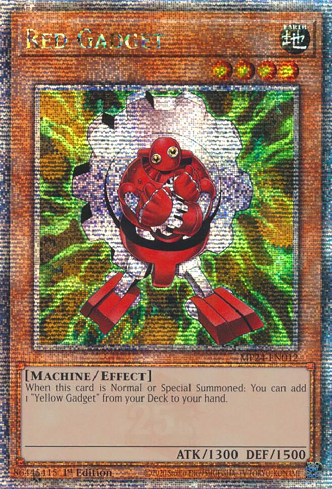 Red Gadget [MP24-EN012] Quarter Century Secret Rare | The Time Vault CA