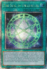 The Seal of Orichalcos [MP24-EN015] Quarter Century Secret Rare | The Time Vault CA