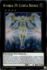 Number 39: Utopia Double [MP24-EN031] Quarter Century Secret Rare | The Time Vault CA