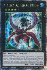 Number 32: Shark Drake [MP24-EN033] Quarter Century Secret Rare | The Time Vault CA