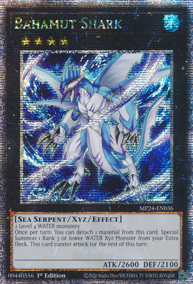 Bahamut Shark [MP24-EN036] Quarter Century Secret Rare | The Time Vault CA