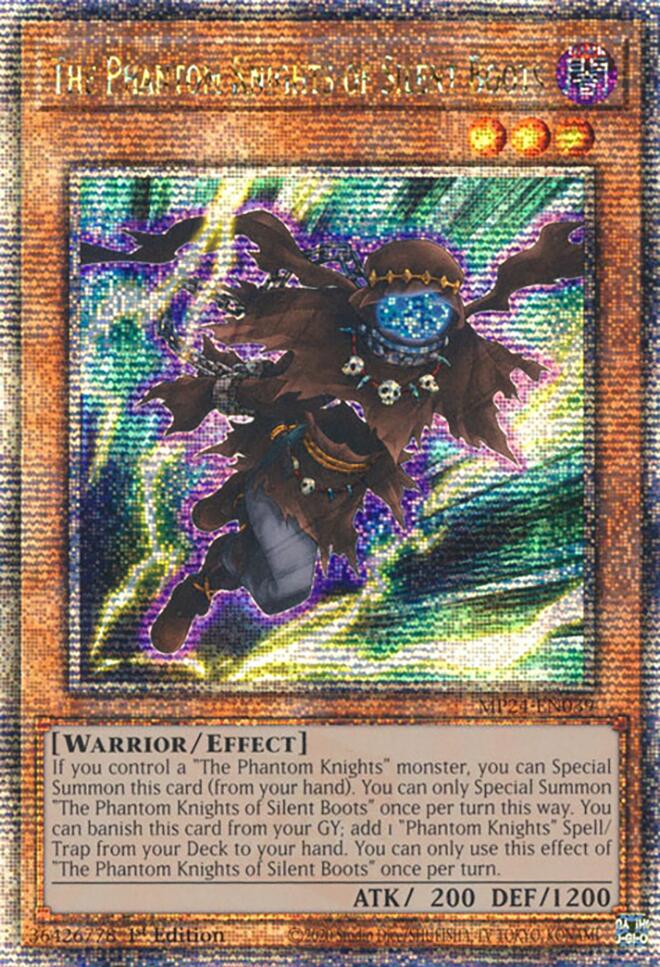 The Phantom Knights of Silent Boots [MP24-EN039] Quarter Century Secret Rare | The Time Vault CA