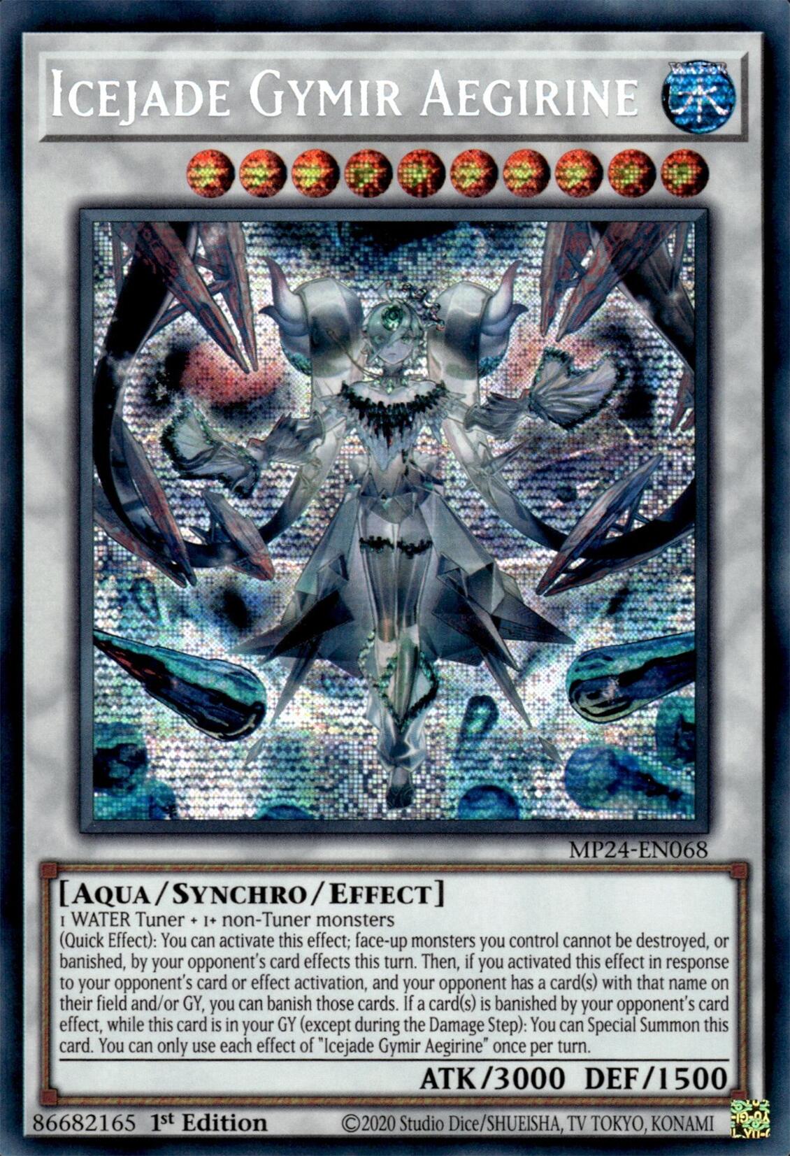 Icejade Gymir Aegirine [MP24-EN068] Prismatic Secret Rare | The Time Vault CA