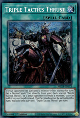 Triple Tactics Thrust [MP24-EN073] Prismatic Secret Rare | The Time Vault CA