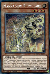 Mannadium Riumheart [MP24-EN079] Prismatic Secret Rare | The Time Vault CA
