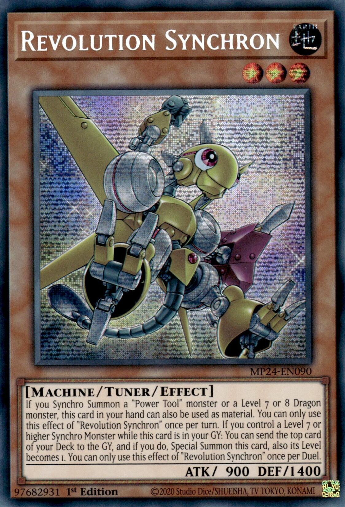 Revolution Synchron [MP24-EN090] Prismatic Secret Rare | The Time Vault CA