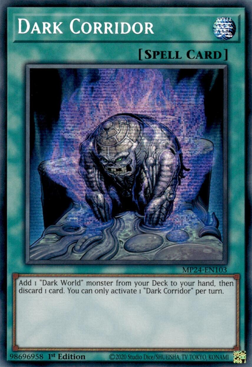 Dark Corridor [MP24-EN103] Prismatic Secret Rare | The Time Vault CA