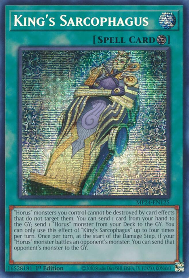 King's Sarcophagus [MP24-EN125] Prismatic Secret Rare | The Time Vault CA