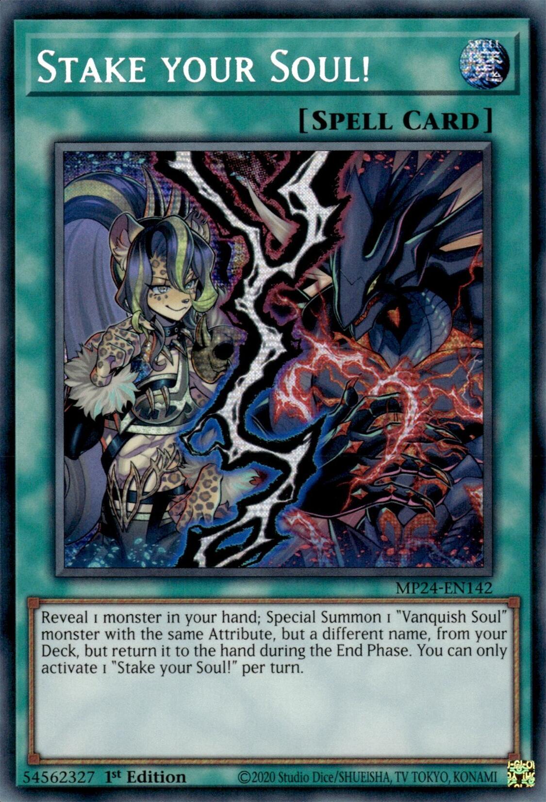 Stake your Soul! [MP24-EN142] Prismatic Secret Rare | The Time Vault CA