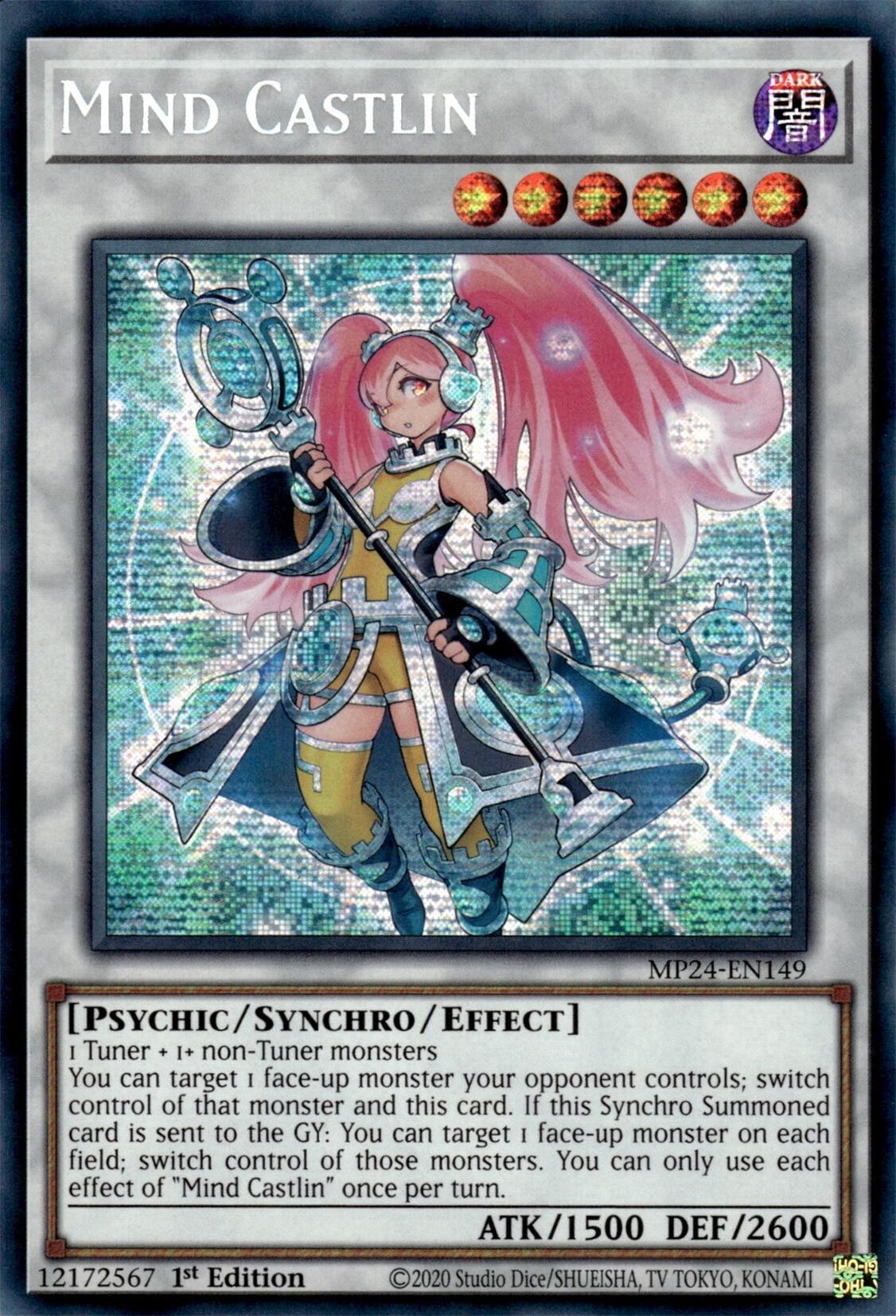 Mind Castlin [MP24-EN149] Prismatic Secret Rare | The Time Vault CA
