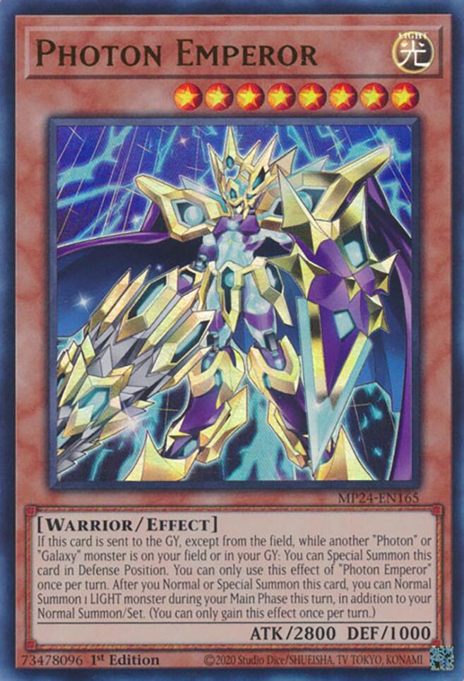Photon Emperor [MP24-EN165] Ultra Rare | The Time Vault CA