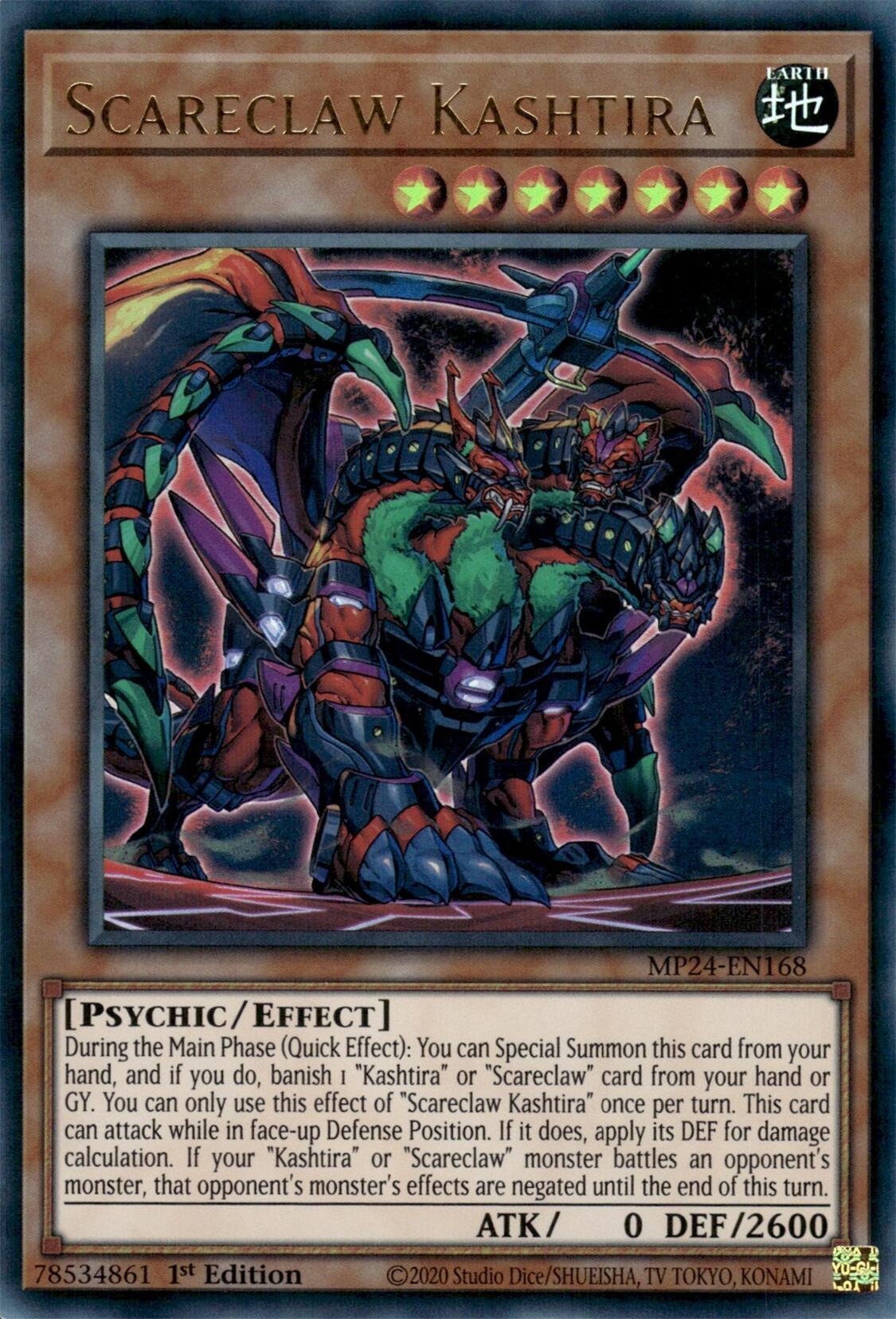 Scareclaw Kashtira [MP24-EN168] Ultra Rare | The Time Vault CA