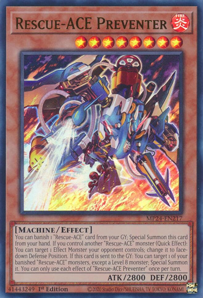 Rescue-ACE Preventer [MP24-EN217] Ultra Rare | The Time Vault CA