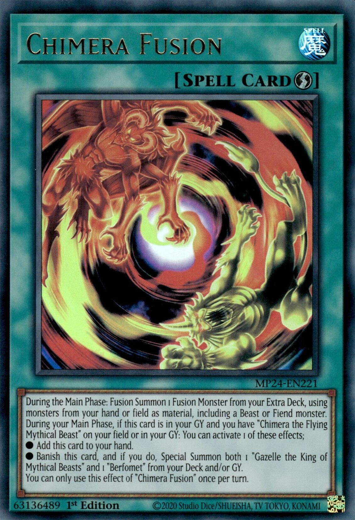 Chimera Fusion [MP24-EN221] Ultra Rare | The Time Vault CA