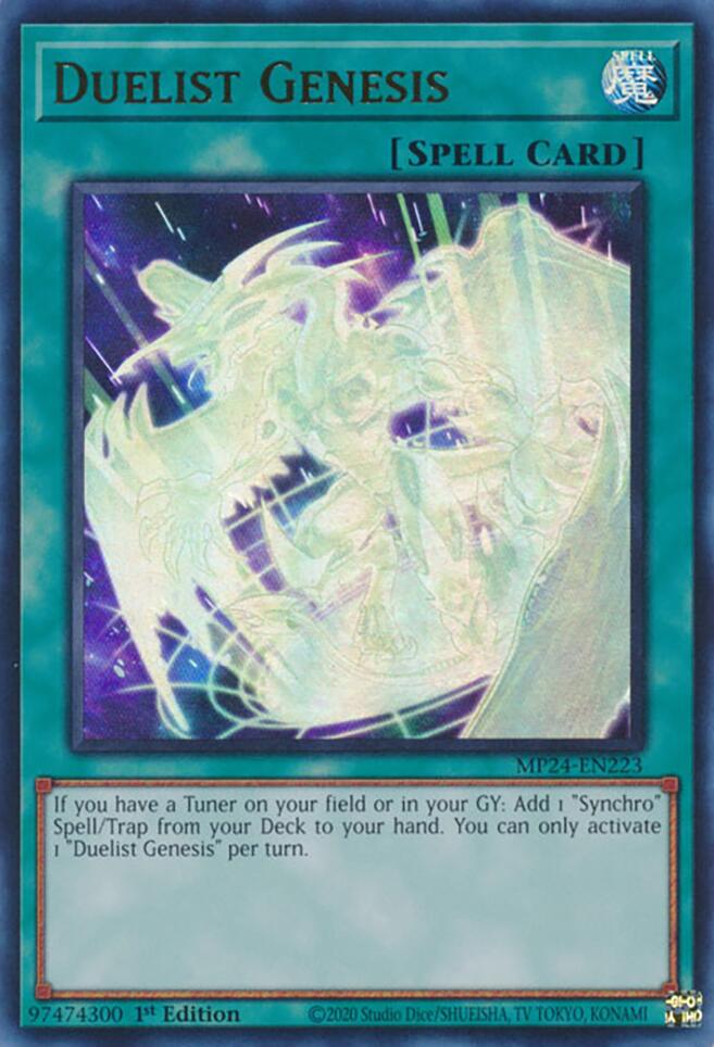 Duelist Genesis [MP24-EN223] Ultra Rare | The Time Vault CA