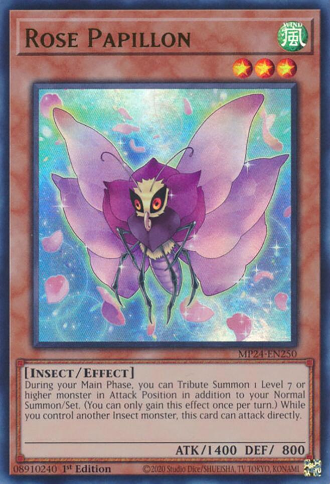 Rose Papillon [MP24-EN250] Ultra Rare | The Time Vault CA