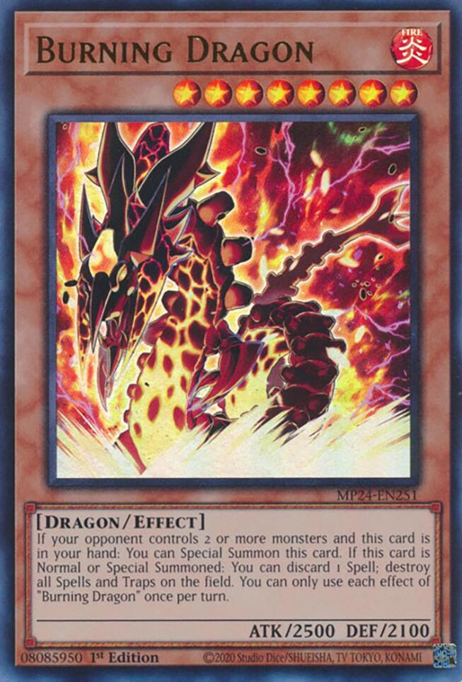 Burning Dragon [MP24-EN251] Ultra Rare | The Time Vault CA