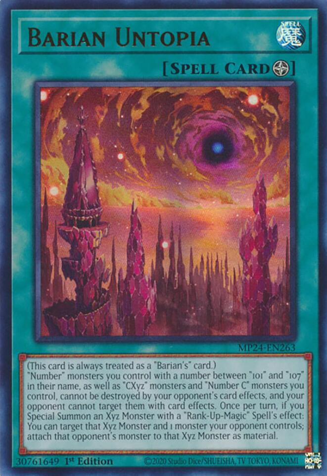 Barian Untopia [MP24-EN263] Ultra Rare | The Time Vault CA