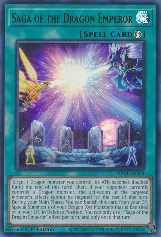 Saga of the Dragon Emperor [MP24-EN264] Ultra Rare | The Time Vault CA