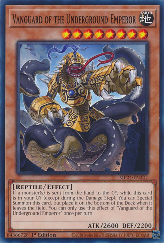 Vanguard of the Underground Emperor [MP24-EN307] Common | The Time Vault CA