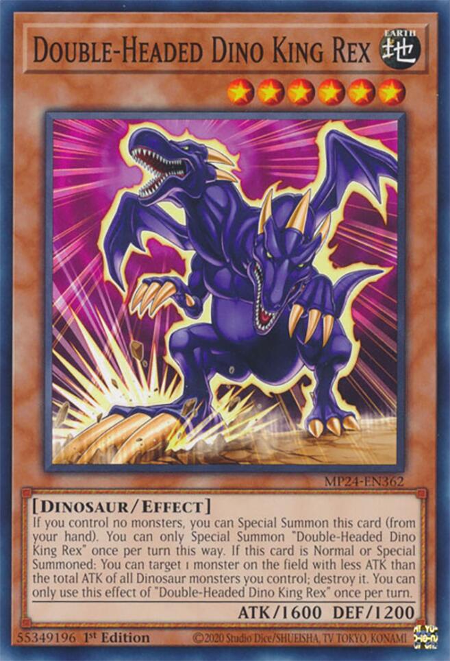 Double-Headed Dino King Rex [MP24-EN362] Common | The Time Vault CA