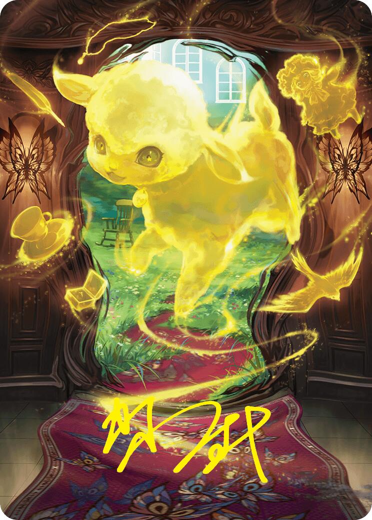 Enduring Innocence Art Card (Gold-Stamped Signature) [Duskmourn: House of Horror Art Series] | The Time Vault CA