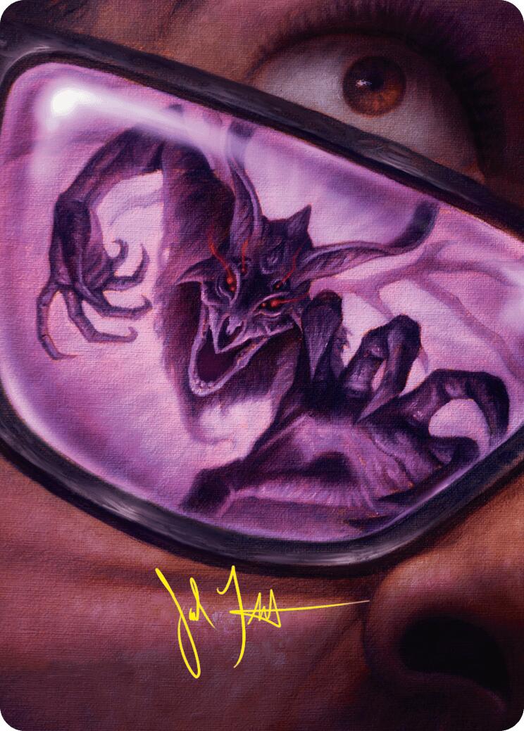 Doomsday Excruciator Art Card (Gold-Stamped Signature) [Duskmourn: House of Horror Art Series] | The Time Vault CA