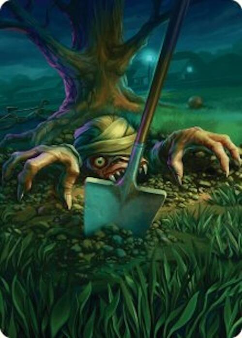 Exhume Art Card [Duskmourn: House of Horror Art Series] | The Time Vault CA