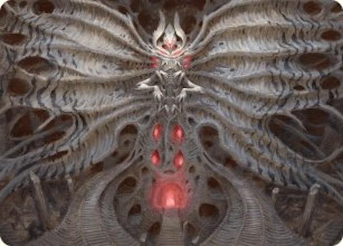 Valgavoth, Terror Eater Art Card [Duskmourn: House of Horror Art Series] | The Time Vault CA