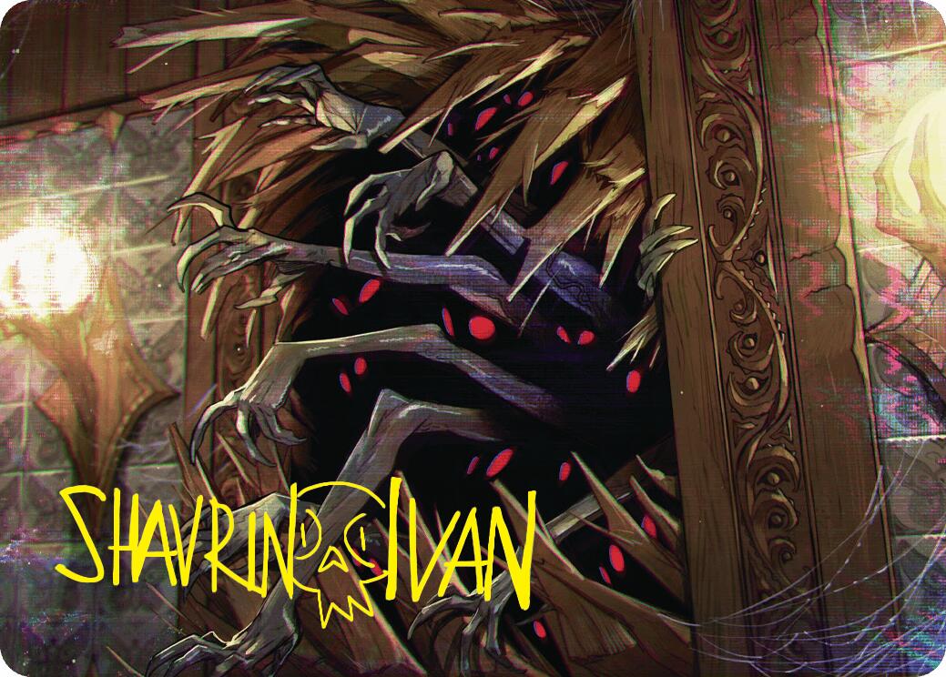 Withering Torment Art Card (Gold-Stamped Signature) [Duskmourn: House of Horror Art Series] | The Time Vault CA