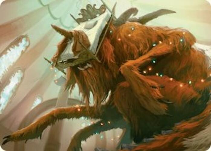 Bedhead Beastie Art Card [Duskmourn: House of Horror Art Series] | The Time Vault CA