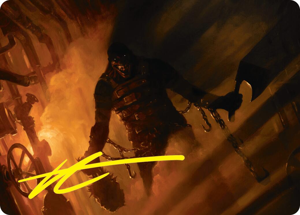 Boilerbilges Ripper Art Card (Gold-Stamped Signature) [Duskmourn: House of Horror Art Series] | The Time Vault CA