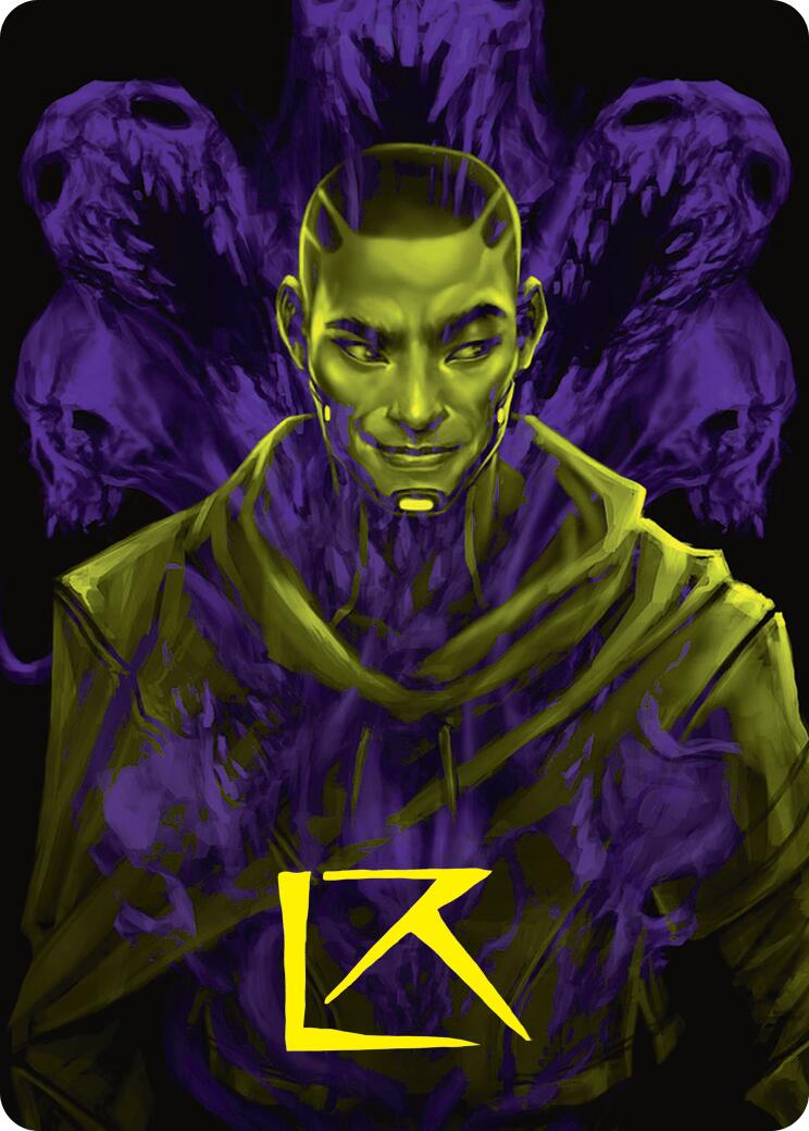 Kaito, Bane of Nightmares Art Card (Gold-Stamped Signature) [Duskmourn: House of Horror Art Series] | The Time Vault CA