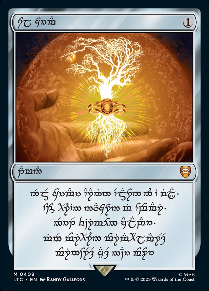 Sol Ring (408) (Elven) [The Lord of the Rings: Tales of Middle-Earth Commander] | The Time Vault CA