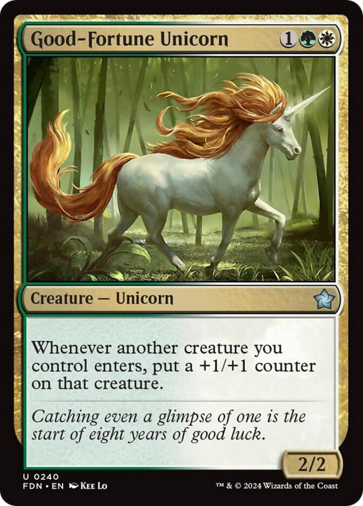 Good-Fortune Unicorn [Foundations] | The Time Vault CA