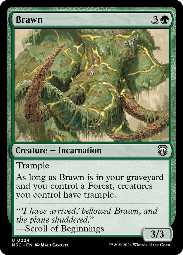 Brawn [Modern Horizons 3 Commander] | The Time Vault CA