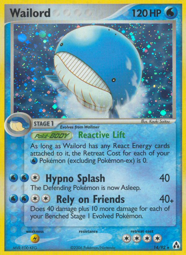 Wailord (14/92) [EX: Legend Maker] | The Time Vault CA