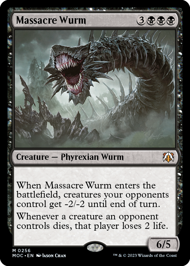 Massacre Wurm [March of the Machine Commander] | The Time Vault CA