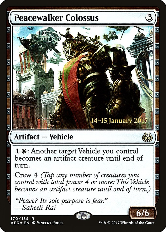 Peacewalker Colossus [Aether Revolt Prerelease Promos] | The Time Vault CA