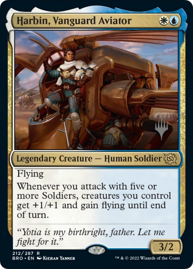 Harbin, Vanguard Aviator (Promo Pack) [The Brothers' War Promos] | The Time Vault CA