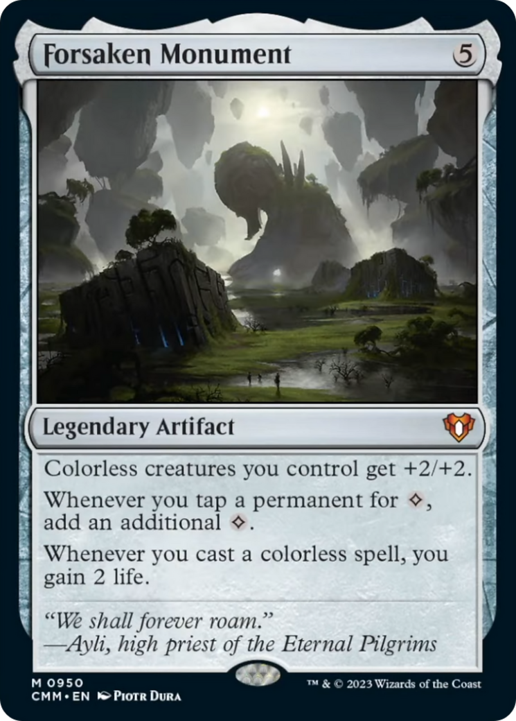 Forsaken Monument [Commander Masters] | The Time Vault CA