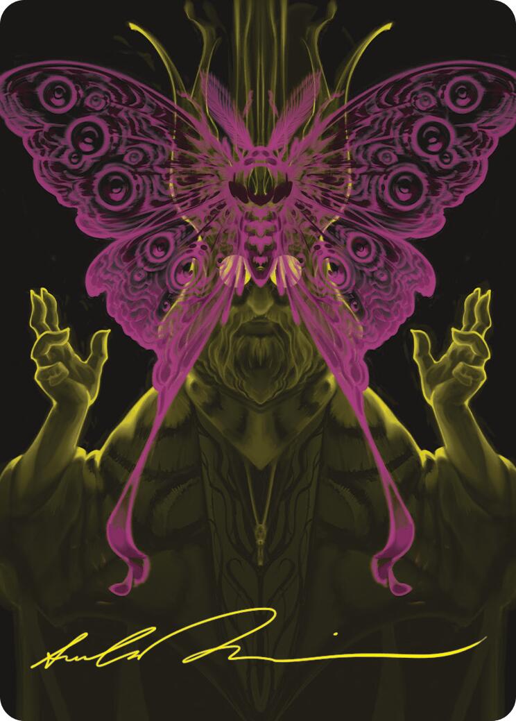 Victor, Valgavoth's Seneschal Art Card (44/54) (Gold-Stamped Signature) [Duskmourn: House of Horror Art Series] | The Time Vault CA